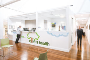 Ellen Health front desk area